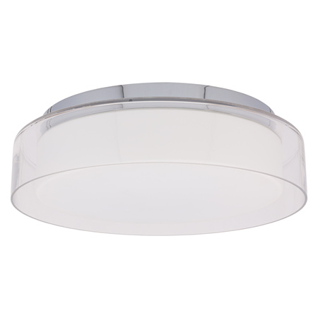 Plafon Lampa Sufitowa Oprawa Natynkowa LED 17W 1000lm 4000K Neutralna Chrom Wodoodporna IP44 PAN LED M 8174 Nowodvorski