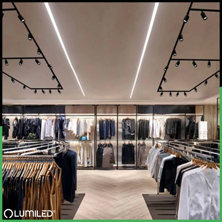 Łącznik Potrójny TRÓJNIK Czarny do Listew Szynowych Jednofazowych Szynoprzewodów LUMILED