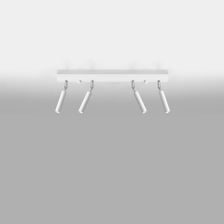 Lampa Sufitowa Oprawa Natynkowa SPOT TUBA Reflektor 4x G9 Tubularna Biała Nowoczesna Eyetech Sollux
