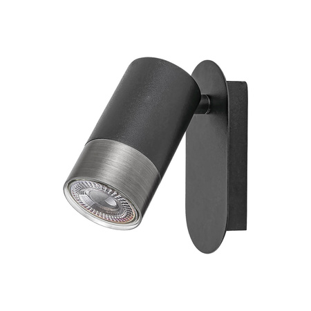 Kinkiet Ścienny Lampa GU10 Czarny Minimalistyczny Zircon 5069 Rabalux