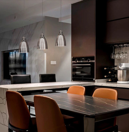 Lampa Wisząca Grafitowa Lustrzana E27 Sufitowa Zwis Szklany Klosz Loftowa