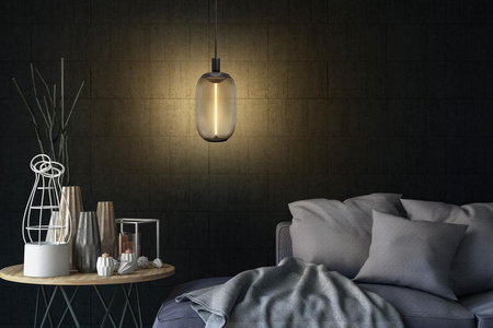 Lampa Sufitowa Wisząca Zwis Szary Vintage 1906 Pendulum Ledvance