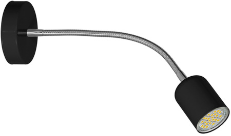 Lampa Ścienna Kinkiet MAXI Czarna 1xGU10 Milagro
