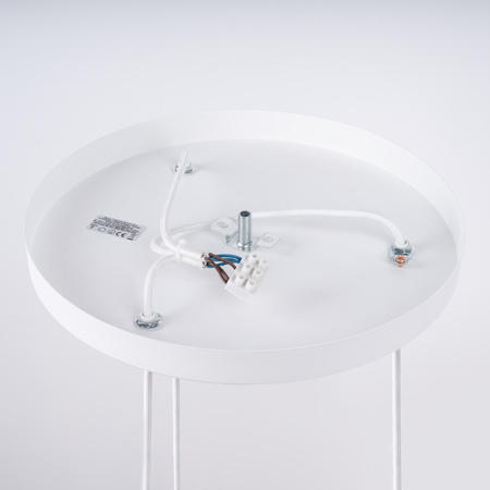 Lampa Sufitowa Wisząca Zwis 3x G9 Nieregularna Biała Nowoczesna Brina Sollux