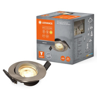Oprawa Podtynkowa GU10 4.3W 345lm 230V 2700K Ciepła Ra ≥ 90 Srebrna LED SPOT LEDVANCE