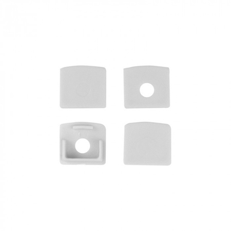 Profil Aluminiowy LED do Płyt GK Gipsowych REGIPS Wpuszczany Podtynkowy Biały 2m z Kloszem Przezroczystym do Taśm LED + Zaślepki seria GP Ecolight