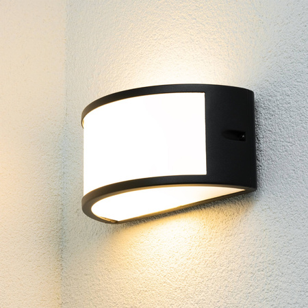 Lampa Ogrodowa Kinkiet Elewacyjny TOLA E27 IP44 Czarna