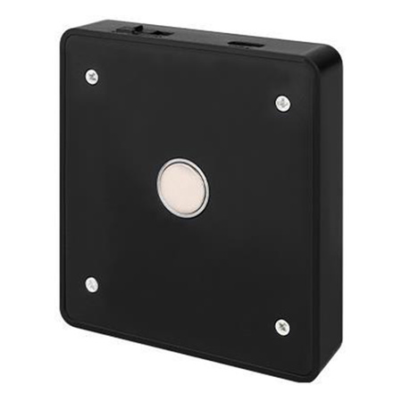 Lampa LED Akumulatorowa 0.6W 85lm 3000/4000/6500K CCT 90° z Czujnikiem Ruchu Ściemnialna Czarny Poli Masterled