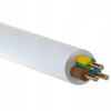 Przewód Kabel YDY 450/750V 3x1,5mm Biały 1m ELEKTROKABEL