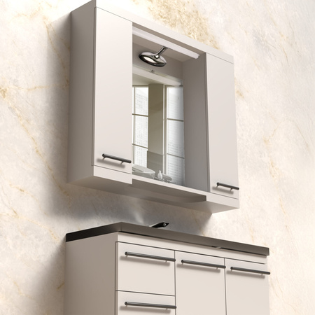 Kinkiet Ścienny LED Łazienkowy 6W 750lm 4000K Neutralna Biały Chrom IP44 ARMONA Sanico Goldlux