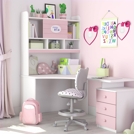 Lampa Ścienna Kinkiet AMORE DARK Różowa 1xE27 Milagro