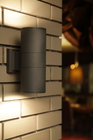 Lampa Ogrodowa Zewnętrzna Elewacyjna KINKIET LED Adela 7001 BL E27 Su-Ma