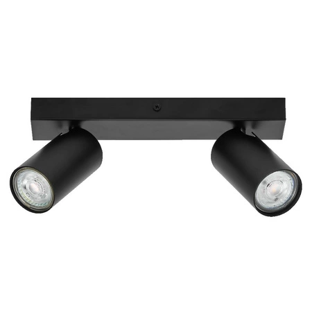 Lampa LED Ścienna Sufitowa Kinkiet Oprawa Natynkowa 6.8W 460lm 3000K Ciepła Ściemnialna Czarny LED Spot Octagon Ledvance