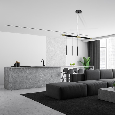 Lampa wisząca BASTONE 2xE14 Prosta Forma Minimalistyczna Czarna Złota MLP6563 Milagro Metal