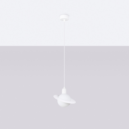 Lampa Sufitowa Wisząca Zwis G9 Kulista Biała Nowoczesna Hyperion Sollux