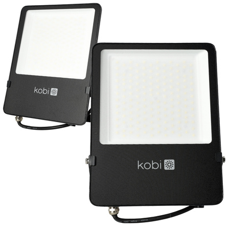 Naświetlacz LED Zewnętrzny Ogrodowy 100W 13000lm 4000K Neutralny 120° IP65 IK06 Czarny Seul Kobi