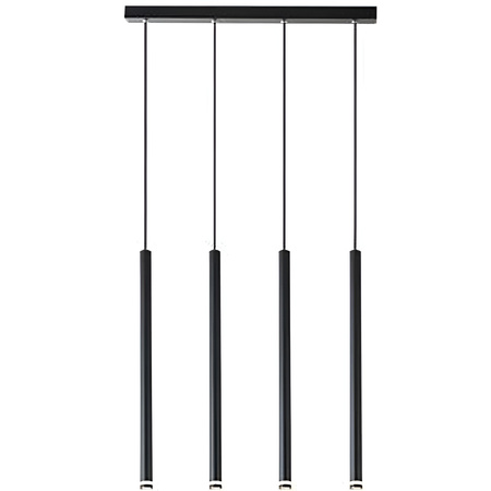 Lampa Wisząca Sufitowa PIERO 4xG9 Regulowana Czarna MASTERLED