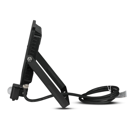 Naświetlacz LED 50W 4000lm 6400K IP65 Czarny z czujnikiem ruchu i funkcją CUT-OFF Samsung Chip VT-50-S-B V-TAC