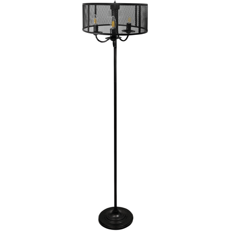 Lampa podłogowa stojąca Soho 3xE14 GOLDLUX (Polux) czarna