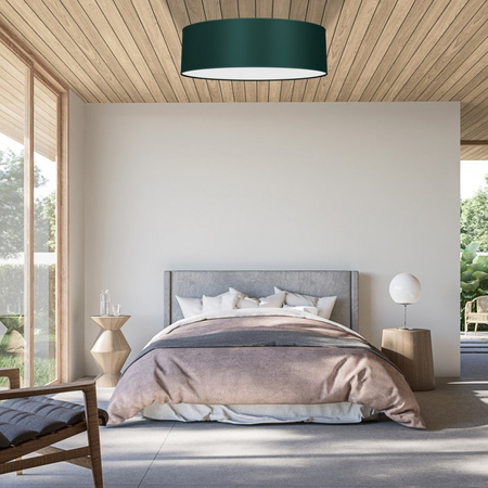 Plafon LED Lampa Sufitowa VERDE Zielona 3xE27 Ø60cm Milagro