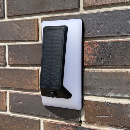Naświetlacz Lampa Solarna z Czujnikiem 500lm 5000K Neutralna 120° 3.2V IP54 IK07 Natynkowy Biały VIDEX