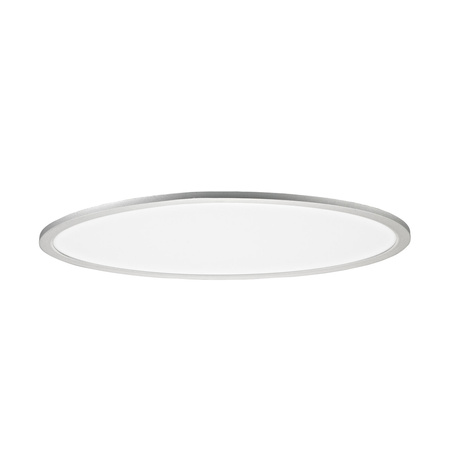 Plafon LED Lampa Sufitowa Oprawa Ścienna Natynkowa 40W 3200lm 3000-6000K CCT Ściemnialna Pilot Srebrny Nowoczesny Taleb Rabalux