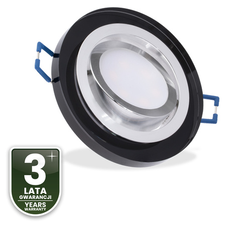 Oprawa Halogenowa Podtynkowa Lampa Sufitowa Szklana Okrągła Ruchoma GU10 ARIAN LUMILED