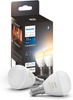 2PAK Żarówka LED Kulka E14 P45 5,7W 2700K Ciepła PHILIPS HUE White Bluetooth Zigbee