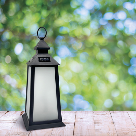 Latarenka Solarna Lampka LED Wisząca Ogrodowa Lampion IP44 Efekt Płomienia