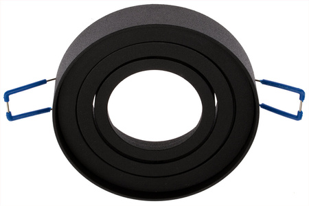 Oprawa Podtynkowa HALOGENOWA TUBA SPOT Ruchoma Midi GU10 Lumiled Okrągła Czarna 20mm