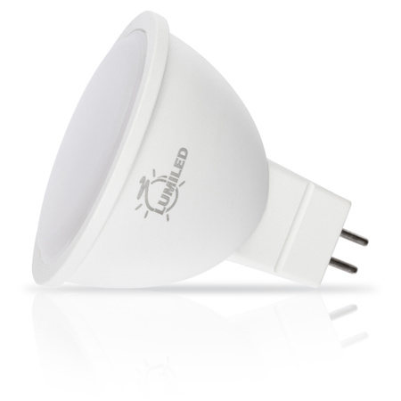 Zestaw 10x Żarówka LED MR16 GU5.3 6W = 50W 580lm 3000K 12V Ciepła 120° LUMILED