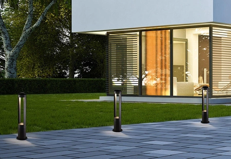 Lampa Ogrodowa Oprawa Zewnętrzna Stojąca Słupek LED 9W 410lm 3000K Ciepła Czarna Wodoodporna IP54 MONTERREY LED 9507 Nowodvorski