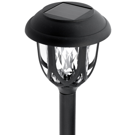 Lampa Solarna Ogrodowa LED Wbijana 5500-6000K IP44 40cm Czujnik Zmierzchu