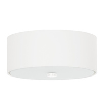 Lampa Sufitowa Plafon 3x E27 Geometryczna Biała Minimalistyczna Skala Sollux