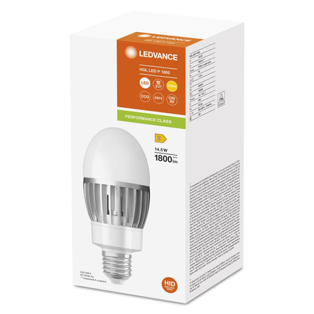 Żarówka LED HQL E27 14.5W = 50W 1800lm 2700K Ciepła Biała LEDVANCE