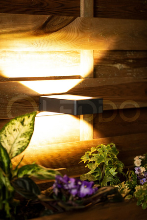 Lampa ogrodowa oprawa ELEWACYJNA KINKIET LED 6W Malta czarna