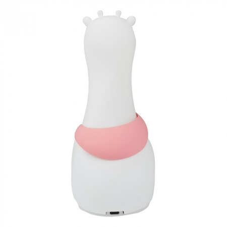 Lampka Nocna Dziecięca LED 1W 3000K Ciepła + Wielokolorowa RGB Akumulatorowa 1200mAh Biała ŻYRAFA MARY'S