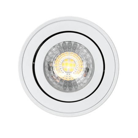 Oprawa Natynkowa Halogenowa Spot Tuba Okrągła GU10 Biała OH36 Kobi