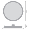 Oprawa Podtynkowa LED 30W 3000lm IP44 6500K Zimna Downlight 21,5cm Okrągła LEDVANCE