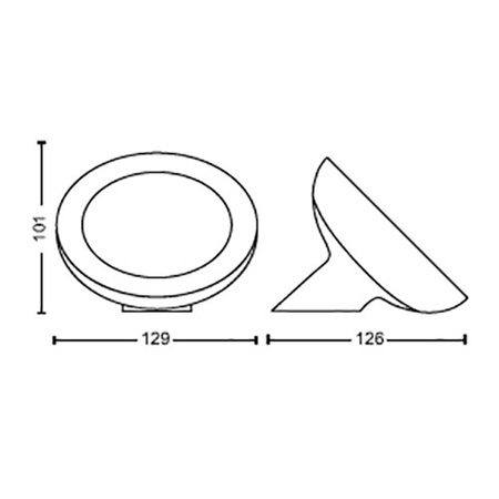 Lampka Biurkowa LED Nocna 7.3W 500lm IP20 White and Color Ambiance RGB + TW Biała Inteligentna SMART Zigbee Bluetooth Bloom Philips HUE