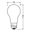 Żarówka LED A70 E27 17W = 150W 2452lm 2700K Ciepła 330° Retrofit Filament CLASSIC Osram