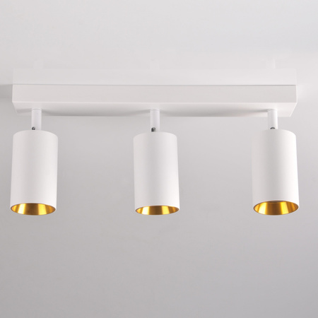 Lampa Listwa Oprawa Sufitowo-Ścienna LED 3 x GU10 MARIBEL Biały GOLDLUX (Polux)