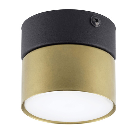 Lampa Sufitowa Oprawa Natynkowa SPACE BLACK/GOLD Spot Halogenowa Czarno-Złota Okrągła GX53 6140 TK Lighting