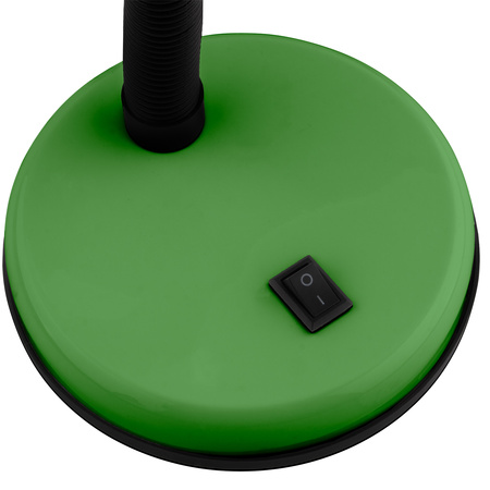 Lampka Biurkowa Stołowa Regulowana SARA Szkolna Nocna E27 Zielona LUMILED