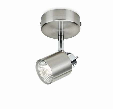 Lampa Ścienna Kinkiet Reflektor Natynkowy GU10 Nikiel Meranti Philips