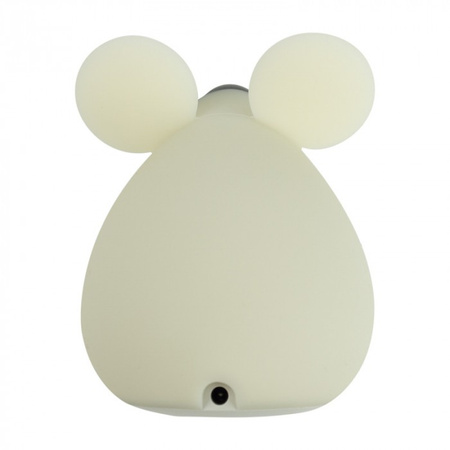 Lampka Nocna Dziecięca LED 3.2W 1800-6500K Zmienna CCT USB Akumulatorowa 1200mAh Biała MYSZKA MARY'S