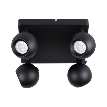Oprawa ścienno-sufitowa GALOBA 4x GU10 PAR16 Czarna KANLUX