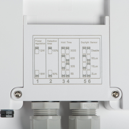 Plafon LED Lampa Sufitowa Czujnik Ruchu Natynkowa 18W 2080lm CCT IP65 Biała BENO KANLUX