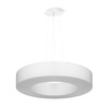 Lampa Sufitowa Wisząca Zwis 5x E27 Żyrandol Okrągła Biała Minimalistyczna Saturno Sollux