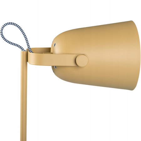 Lampka Biurkowa Stołowa Szkolna Nocna + Organizer Raibo E27 5W Żółta KANLUX